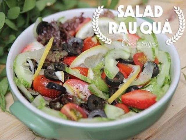 Cách làm salad rau xanh ăn "thả ga" mà không béo