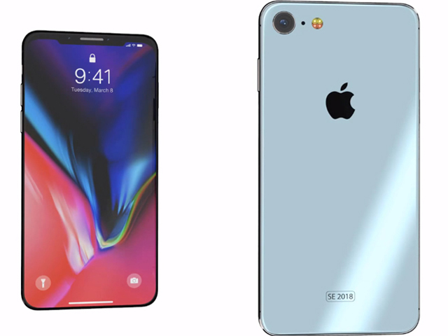 Dế sắp ra lò - Lộ iPhone SE 2018 cực đẹp: Lai giữa iPhone X và iPhone 5s