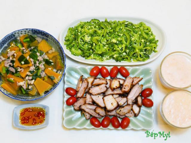 Ẩm thực - Chồng "sướng rơn" với mâm cơm nhìn thôi đã thèm của đầu bếp vợ