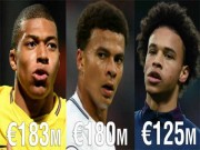 Bóng đá - Tin HOT bóng đá tối 5/12: Mbappe đắt giá nhất lứa tuổi U21