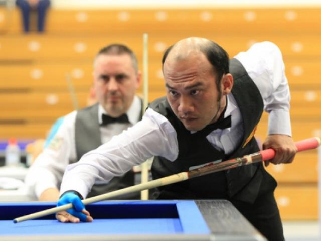 Thể thao - Bi-a: Sao Việt đi tuyệt phẩm, cơ thủ 11 lần vô địch thế giới "tái mặt"