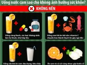 Sức khỏe đời sống - Uống nước cam sao cho không ảnh hưởng sức khỏe?