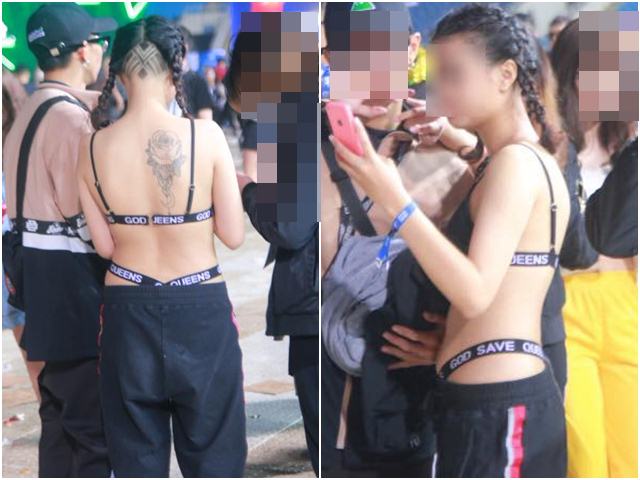 Người mẫu - Hoa hậu - Chị em Hà thành đua nhau diện mốt nội y đi nghe nhạc giữa trời rét