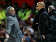 Bóng đá - MU thua derby: Mourinho xỉa xói trọng tài, &quot;đầu hàng&quot; Man City