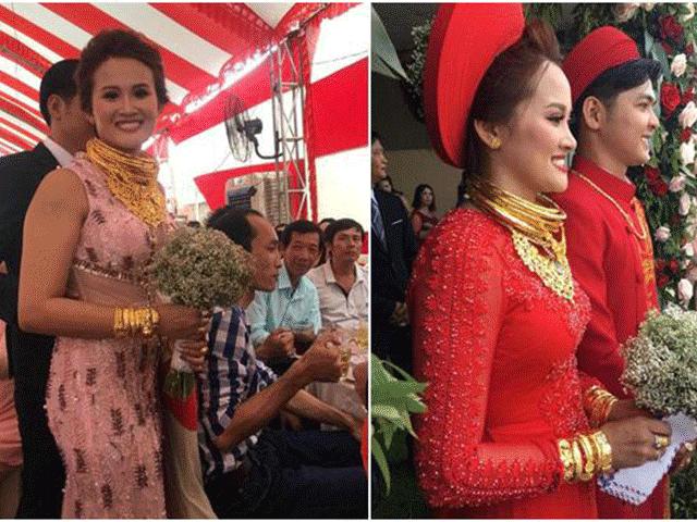 Bạn trẻ - Cuộc sống - 3 đám cưới ngập trong vàng từng "gây bão" năm 2017