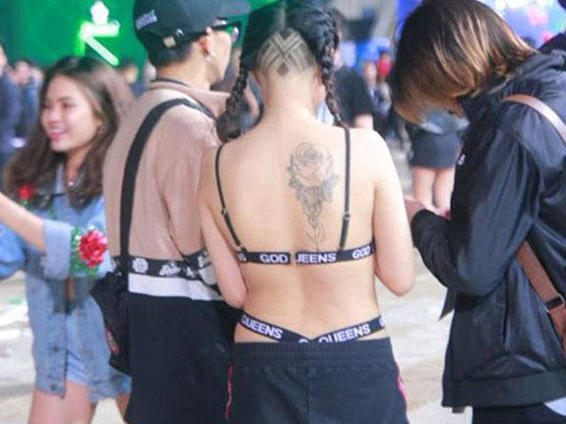 Người mẫu - Hoa hậu - Nữ sinh mặc áo lót đi "quẩy" giữa trời rét HOT nhất tuần