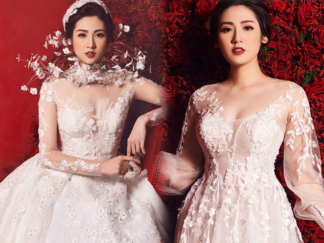 "Bạn gái Noo Phước Thịnh" mặc váy cưới 3 tỷ đồng