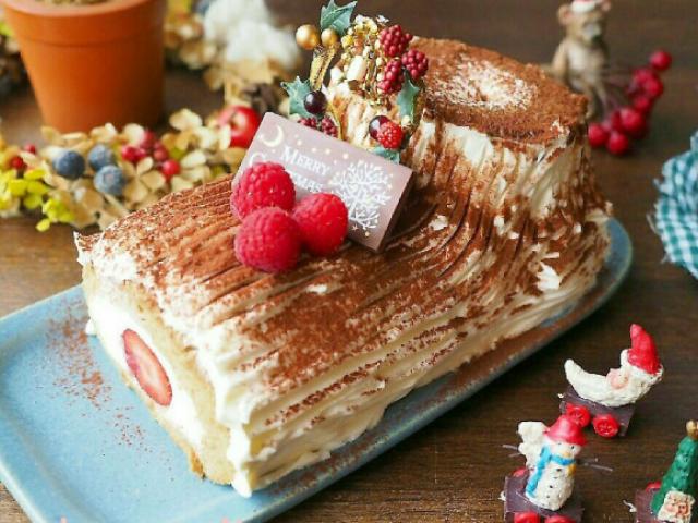 Ẩm thực - Cách làm bánh khúc cây đẹp mê ly đón Giáng sinh