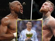 Thể thao - VĐV &quot;điên đảo&quot; thế giới ảo: Ronaldo, Mayweather &quot;xách dép&quot; McGregor