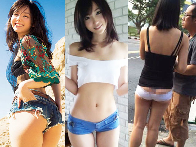 Loạt quần ngắn chẳng tày gang của con gái châu Á