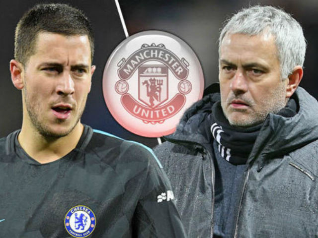 Bóng đá - Chuyển nhượng MU: Mourinho tranh Hazard với Real Madrid