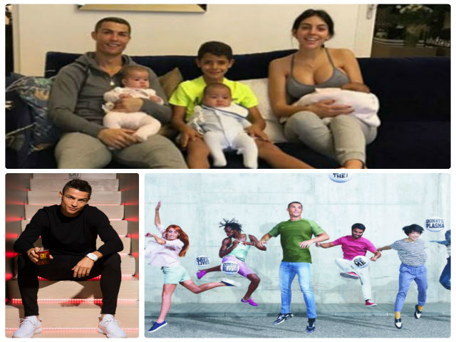 Bóng đá - Ronaldo "gây bão" trước Siêu Kinh điển: Làm từ thiện, khoe gia đình viên mãn