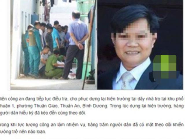 Pháp luật - Vụ vợ giết chồng rồi phân xác: Đăng "nhầm" ảnh nạn nhân, bị xử lý thế nào?