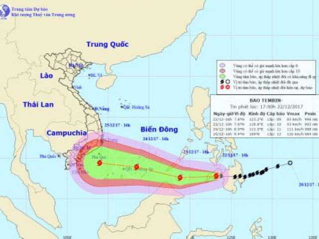 Tin tức trong ngày - Bão Tembin di chuyển nhanh, sắp vào biển Đông?