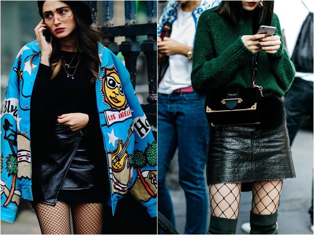 Thời trang - Tất da chân + Váy ngắn: Công thức mặc đẹp "độc quyền" ngày lạnh