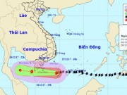 Tin tức trong ngày - Bản tin bão 12h: Bão Tembin gió giật cấp 13, hướng về phía Cà Mau – Kiên Giang