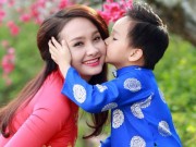 Đời sống Showbiz - Bảo Thanh ôm con khóc hết nước mắt về nhà ngoại Tết đầu làm dâu