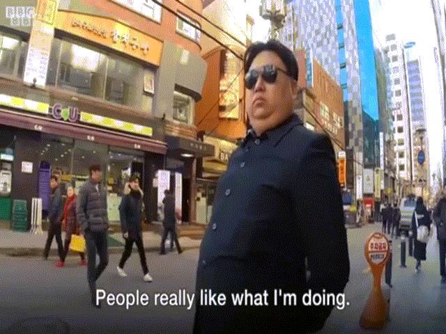 Thế giới - Dân Hàn Quốc thích thú khi thấy “Kim Jong-un” ở Seoul