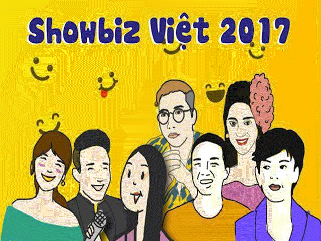 Đời sống Showbiz - Hí họa: Showbiz Việt 2017 "loạn" vì người thứ 3