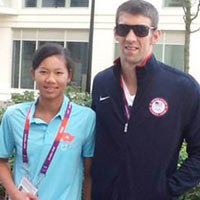 Thể thao - Ánh Viên "chạm trán" với Michael Phelps