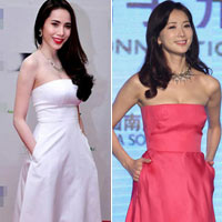 Xu hướng thời trang - Sao Cbiz mặc váy "có họ" với Thủy Tiên?