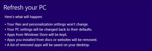 Khám phá Refresh và Reset trên Windows 8 - 1