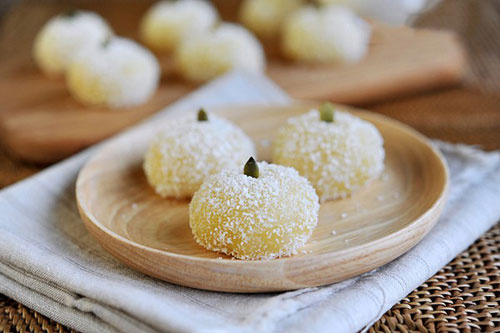 Bánh nếp dừa nhân đậu xanh làm không khó - 14