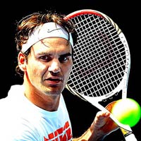 Thể thao - Cận cảnh Federer luyện tập ở Úc