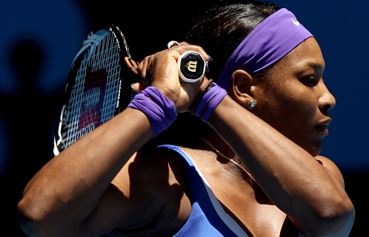 Cú trái của Serena Williams