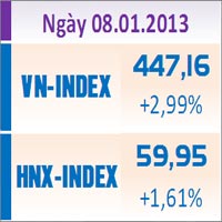 Tin chứng khoán - TTCK chiều 8/1: Hai sàn bay cao