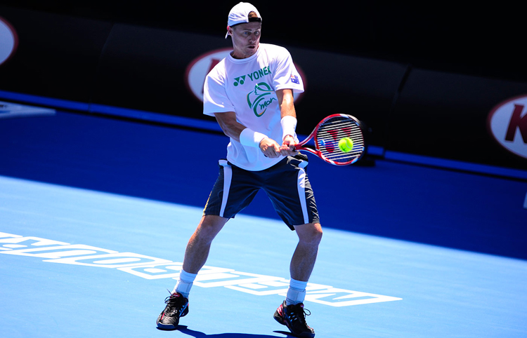 Tay vợt nước chủ nhà Lleyton Hewitt