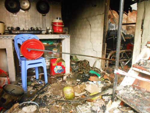 Cháy nhà do chập điện, một phụ nữ tử vong - 2