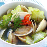 Ẩm thực - Tốn cơm với canh nghêu nấu khế