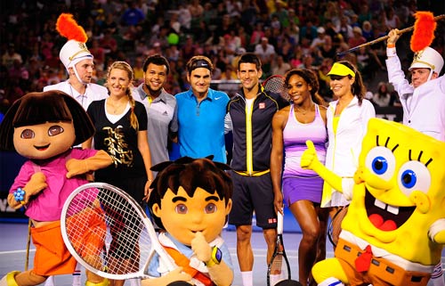 Australian Open: Djokovic&Serena nhảy ngựa - 1