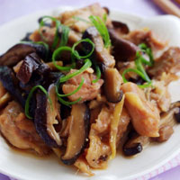 Ẩm thực - Gà hấp nấm thơm lừng bổ dưỡng