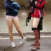 Xu hướng thời trang - Thế giới hưởng ứng... "ngày không quần"