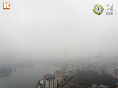 Hà Nội: Sương mù bao trùm thành phố - 1
