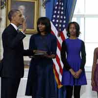Tin tức trong ngày - Obama tuyên thệ nhậm chức nhiệm kỳ 2