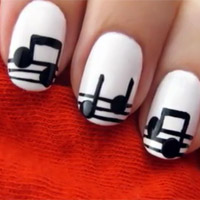 Bí quyết làm đẹp - Yêu đời với kiểu nail “nốt nhạc”