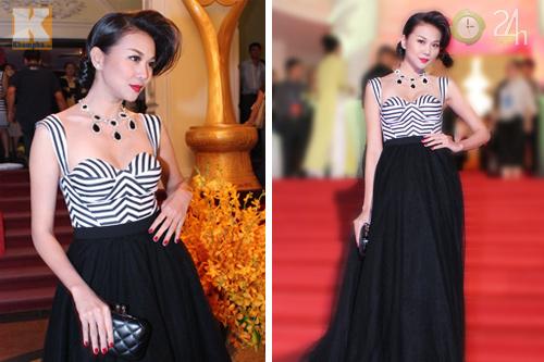 Ngô Thanh Vân khoe vai trần nõn nà - 6