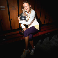 Thể thao - Azarenka quậy tưng bừng ở phòng thay đồ