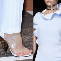 Xu hướng thời trang - Chất liệu nhựa trong - cơn sốt của năm!