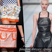 Xu hướng thời trang - Hồi xuân với váy "tạp dề" trẻ trung