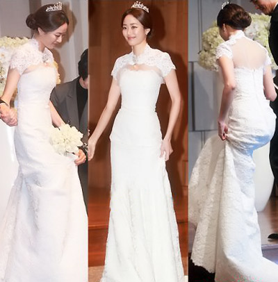 8 bộ đầm cưới đẹp mê ly của sao Hàn - 1