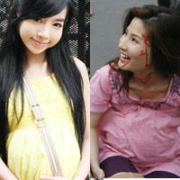 Hậu trường phim - Những hotgirl bế “bụng bầu” lên màn ảnh