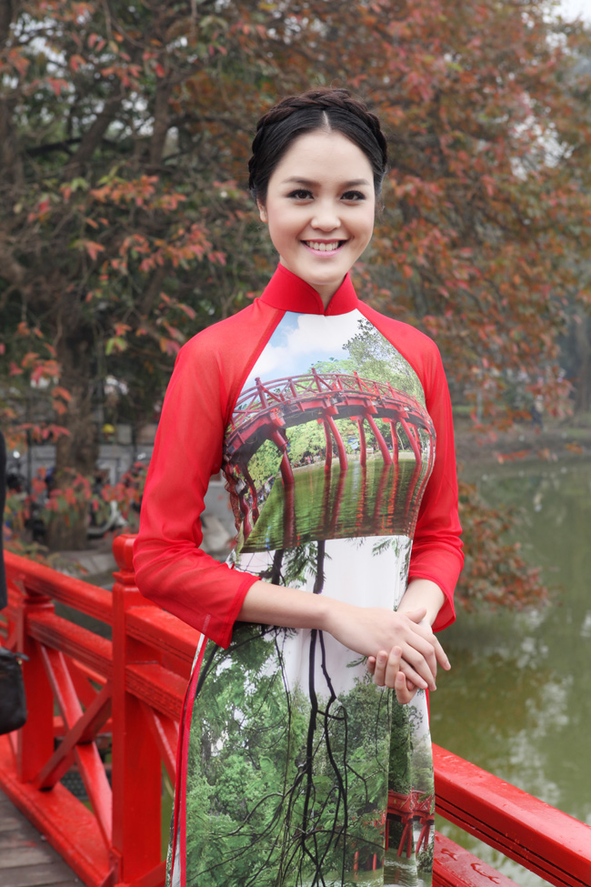 Chân dài Việt chụp ảnh áo dài chào Xuân - 9
