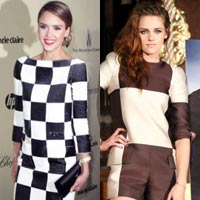 Bí quyết mặc đẹp - Mỹ nhân "phải lòng" họa tiết bàn cờ