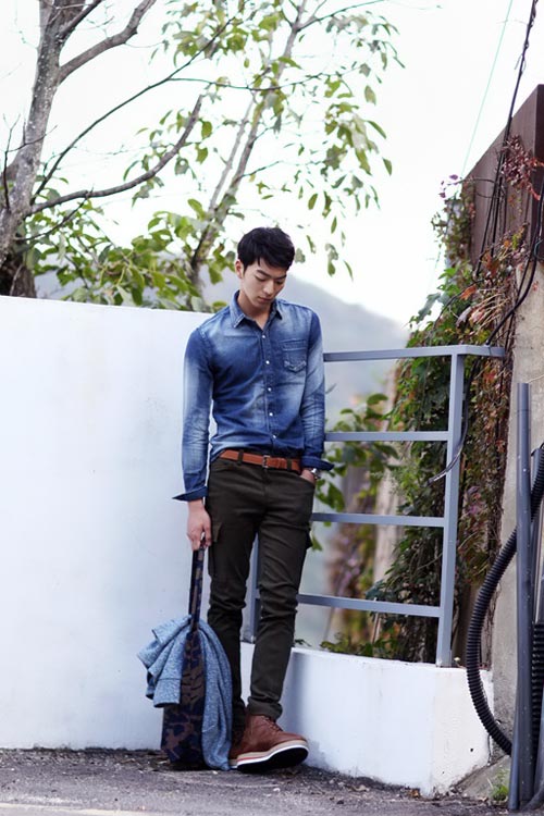 Hai gợi ý mặc sơ mi cho chàng diện Tết - 2