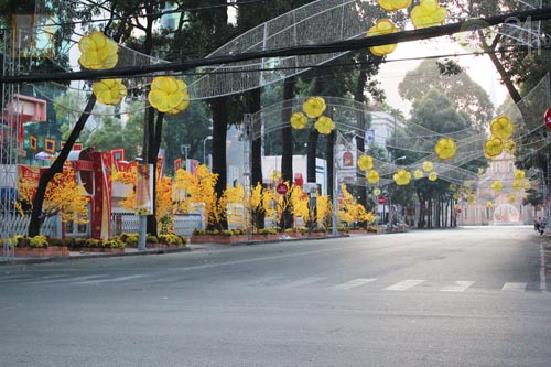 Hà Nội, TP.HCM lạ lẫm ngày đầu xuân - 3