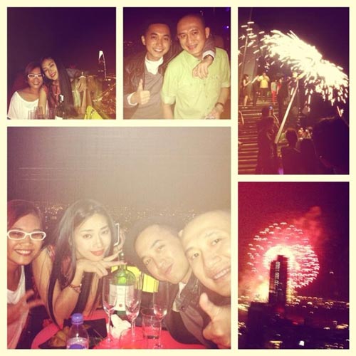 Loạt ảnh nóng sao Việt ăn Tết - 16